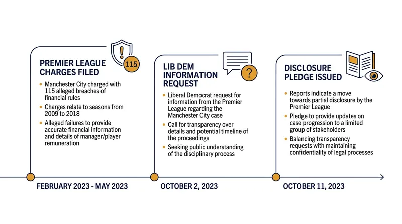 The timeline of political pressure leading to the mayor's transparency pledge.
