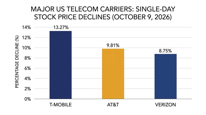 The spectrum deal wiped $39 billion from the combined market capitalizations of the three largest U.S. carriers.
