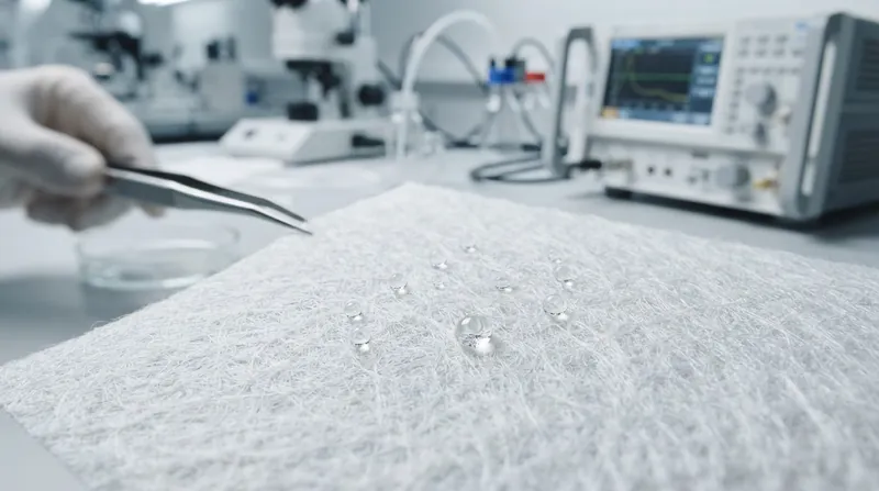 Illustration: Producing high-purity ePTFE membranes requires immense precision to ensure uniform pore structures across thousands of meters of film.