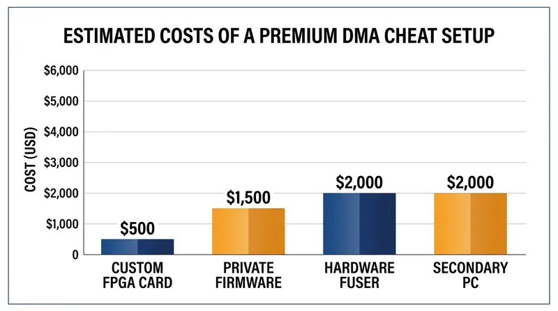 Premium DMA setups require significant hardware investments, often exceeding $2,000.