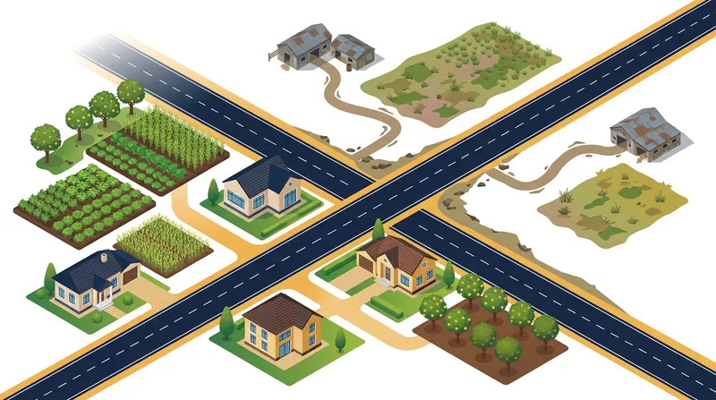 Tarmac bias occurs when researchers limit their observations to the wealthy households clustered near paved roads.