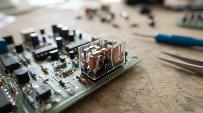 Illustration: Unlike traditional heavy-duty copper switches, smart relays use miniaturized contacts that easily melt and fuse under arcing temperatures.