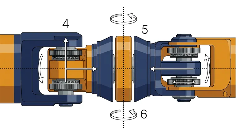 A wrist singularity occurs when Joint 5 reaches zero degrees, causing the axes of Joint 4 and Joint 6 to become perfectly collinear.