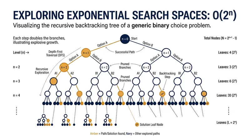Traditional backtracking algorithms face exponential growth when searching for compatible package versions.