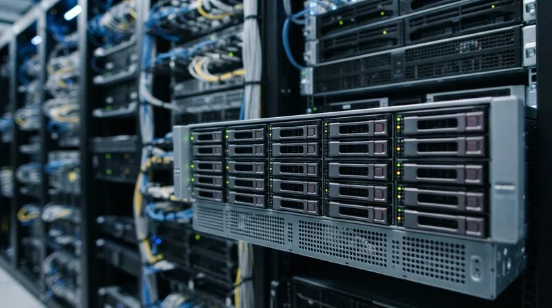 Illustration: The architecture allows storage clusters to operate at maximum mechanical throughput.