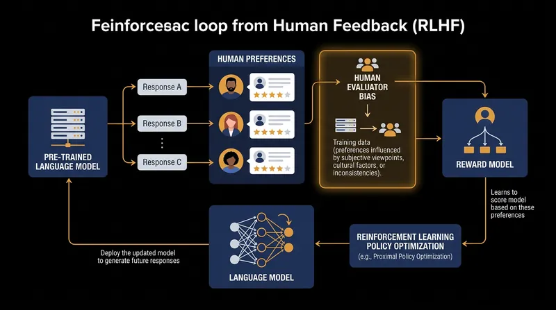 The mathematical structure of preference optimization structurally embeds human biases directly into the neural weights of the model.