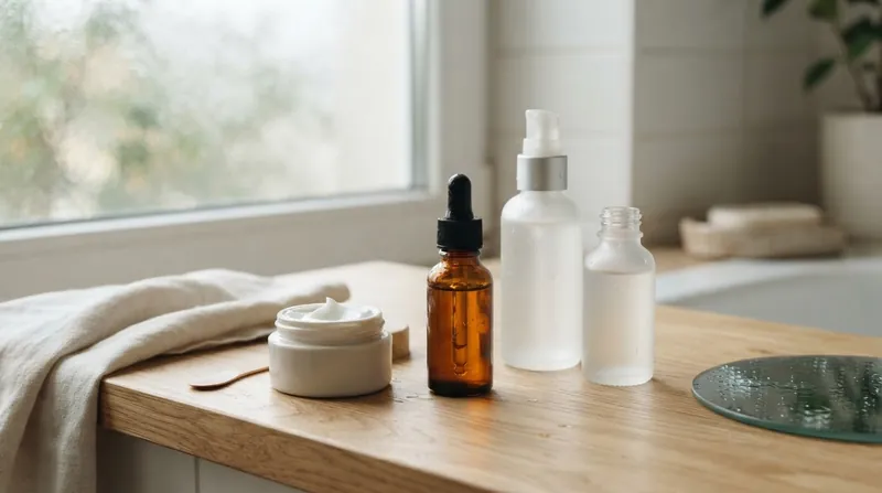 Illustration: Applying a moisturizer before a retinoid can buffer the medication's absorption and reduce irritation.
