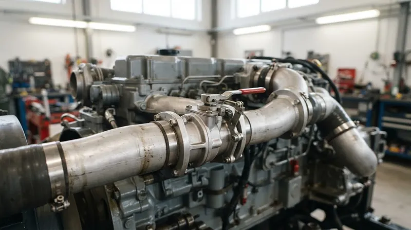 Illustration: A Positive Air Shutoff (PASS) valve snaps shut in milliseconds to starve a runaway engine of oxygen.
