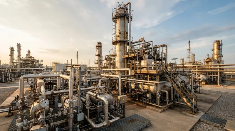 Illustration: Structured packing replaces traditional distillation trays in vacuum units to minimize physical resistance and prevent pressure drops.