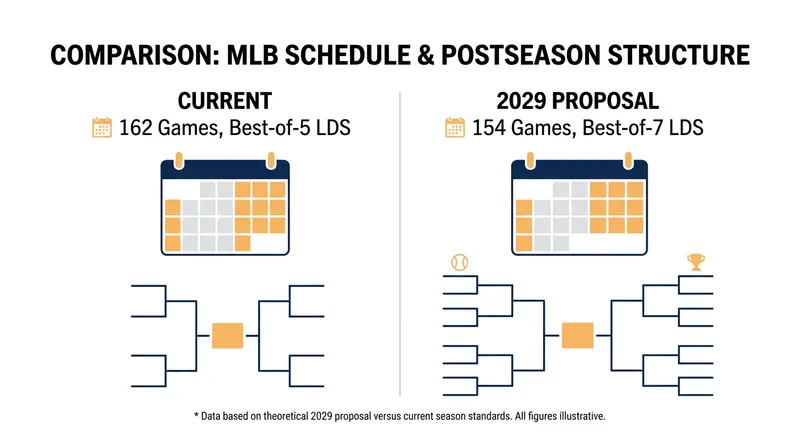 The league's proposal trades regular-season inventory for expanded postseason series.
