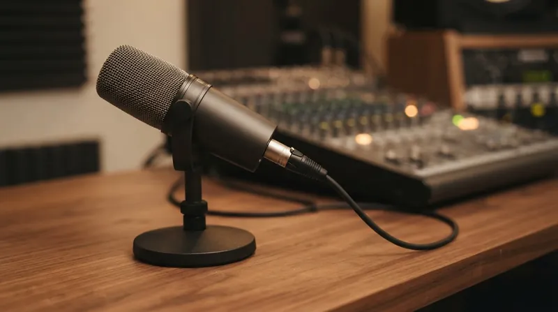Illustration: A dynamic microphone's voice coil is passive and requires no external power to generate an audio signal.