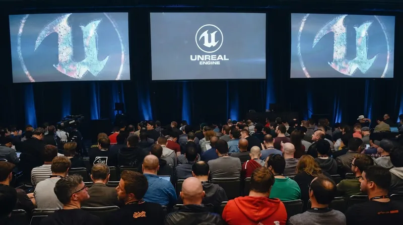 A split-screen 3D render showing a smooth spaceship model next to a distorted, jagged version of the same ship.