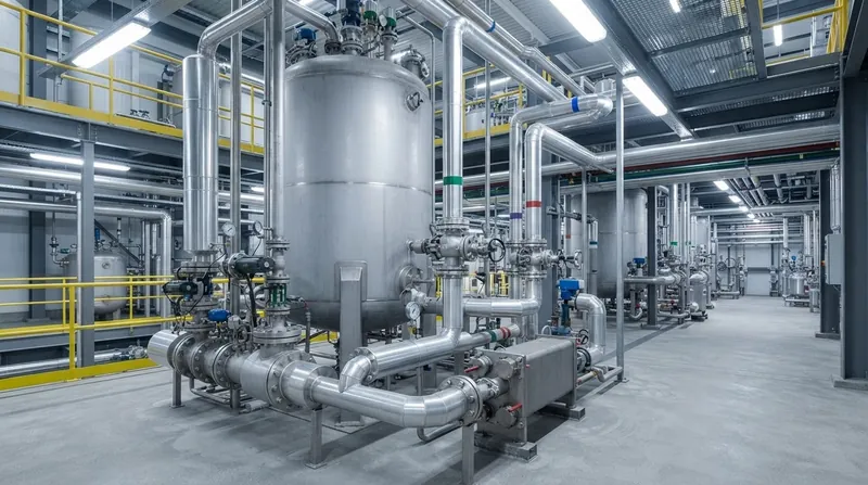Illustration: Reprocessing facilities require absolute containment of highly corrosive and radioactive liquids, driving capital costs into the tens of billions.