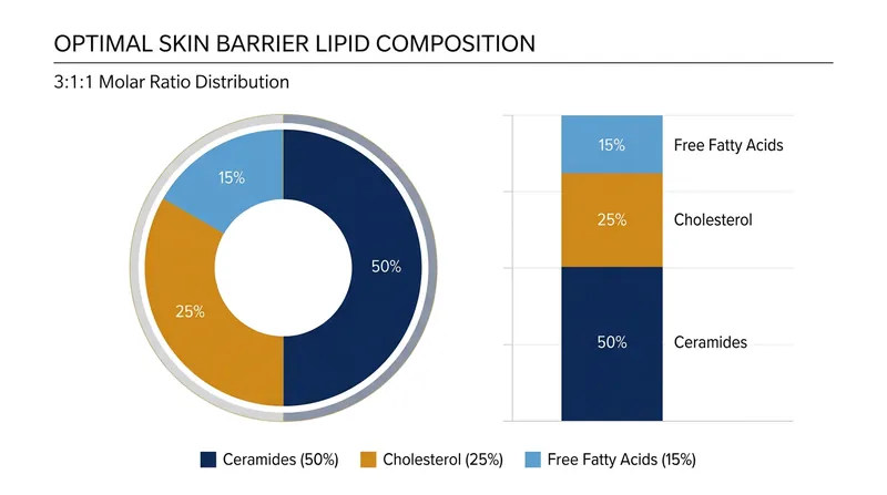 The natural intercellular lipid matrix requires three distinct lipid classes to assemble into a functional waterproof seal.