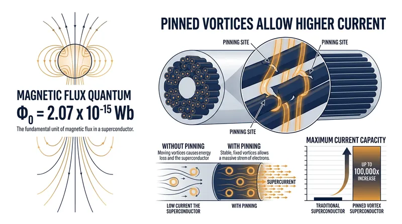 By preventing flux movement, engineered defects allow commercial superconducting tapes to carry massive electrical loads.