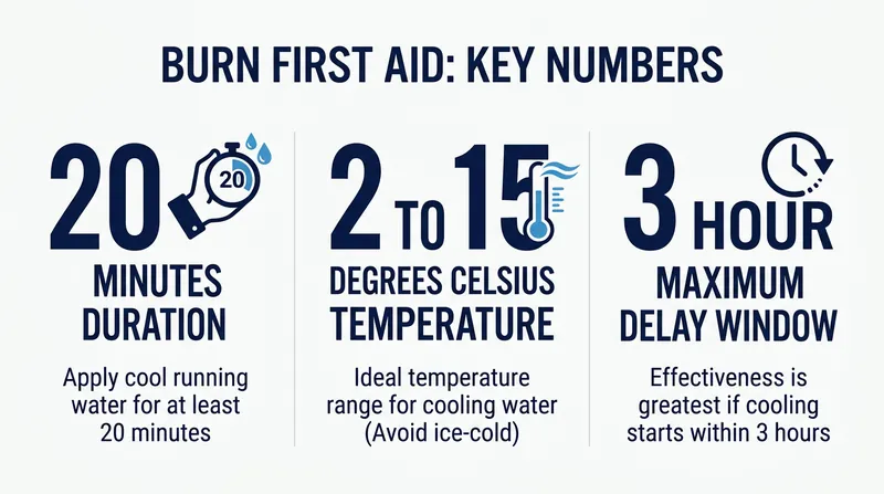 The physiological thresholds required to halt burn deepening.