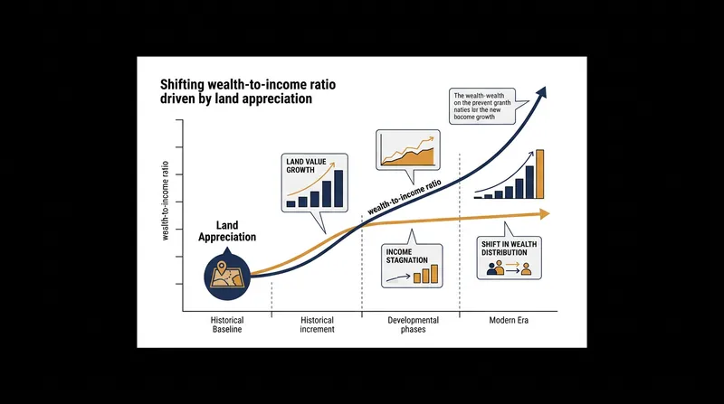 The explosion of land values is the primary engine behind the widening wealth gap in advanced economies.