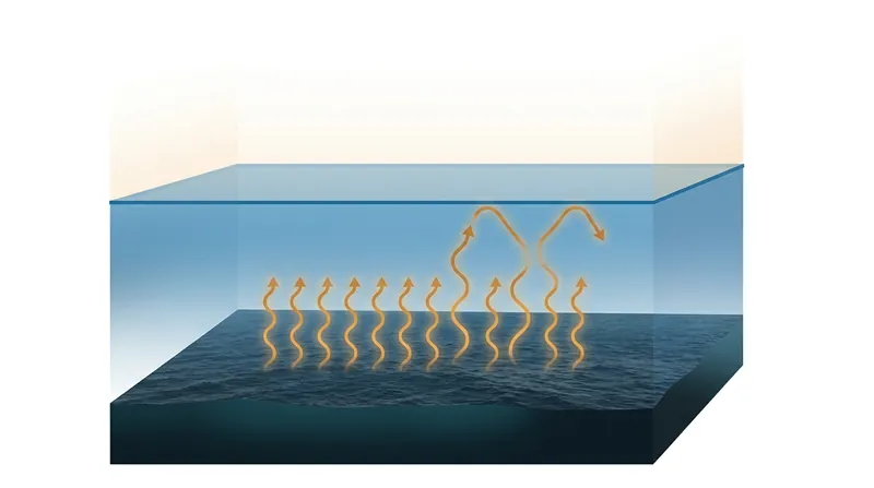 The positive lapse-rate feedback occurs when heat released by the ocean is pinned against the surface by a highly stable atmospheric inversion.