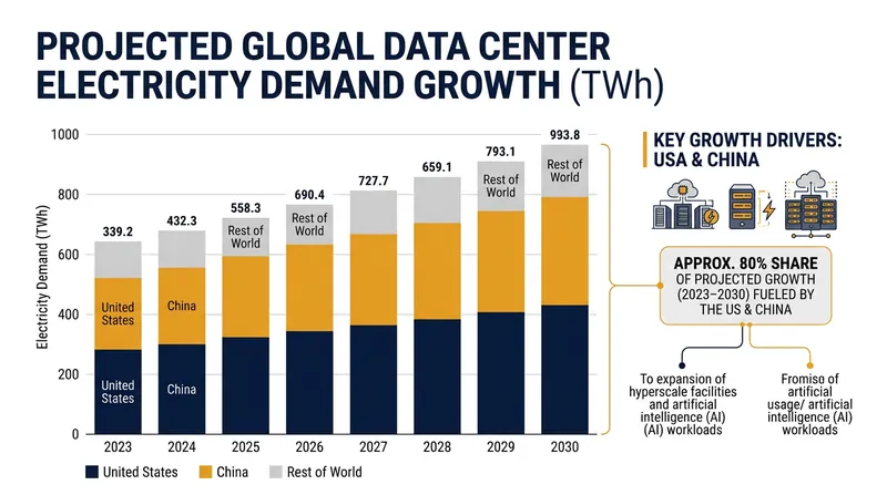 The summit will introduce a dedicated pledge to address the surging energy demands of artificial intelligence data centers.