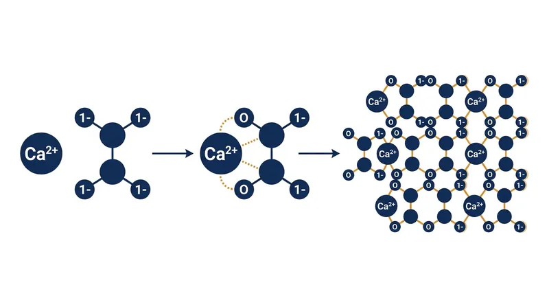 Oxalic acid binds tightly to calcium ions, forming an insoluble crystal that the human digestive tract cannot break down.