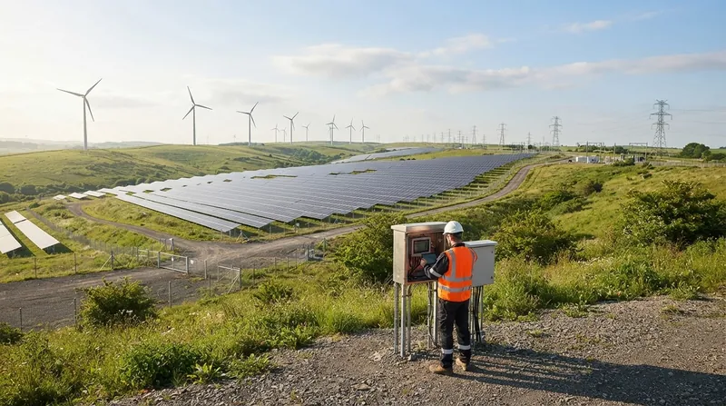Illustration: The transition to a fully electrified global economy is projected to create millions of net new jobs in construction and manufacturing.