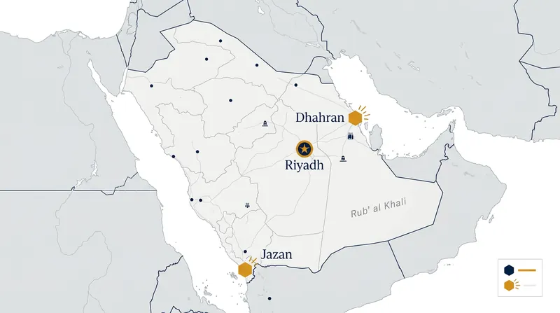 Recent strikes have targeted critical energy nodes across the kingdom, from the Red Sea coast to the Eastern Province.