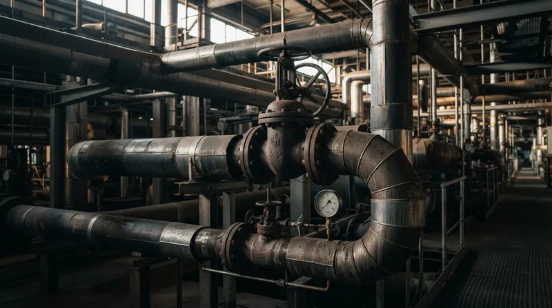 Illustration: Condensate-induced water hammer causes brittle fracture, tearing the steel apart rather than stretching it.