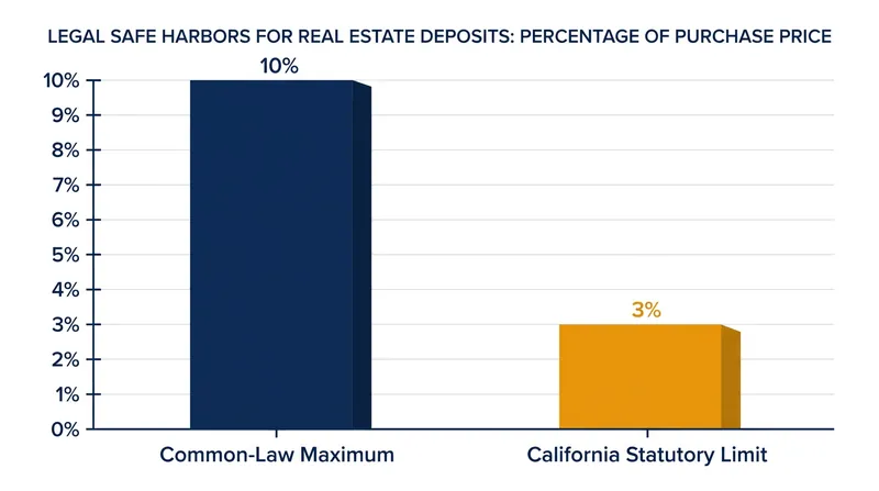 Statutory limits in some jurisdictions severely compress the traditional 10 percent common-law safe harbor.