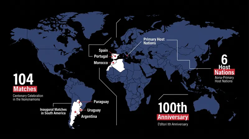 The 2030 tournament features an unprecedented global footprint to celebrate the World Cup's centennial.
