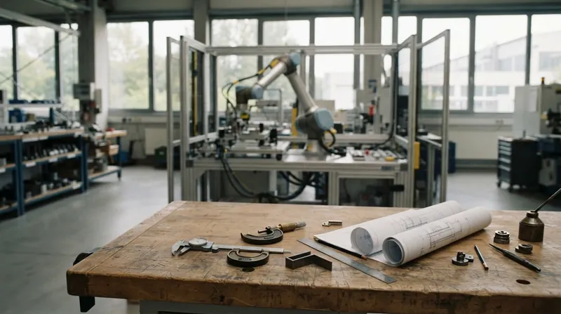 Illustration: The rapid automation of specific industrial processes accelerates the depreciation of highly specialized vocational skills.