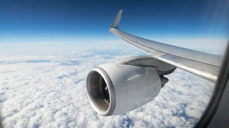 Illustration: High-bypass turbofans are specifically tuned to grip the thin, cold air found at high altitudes.