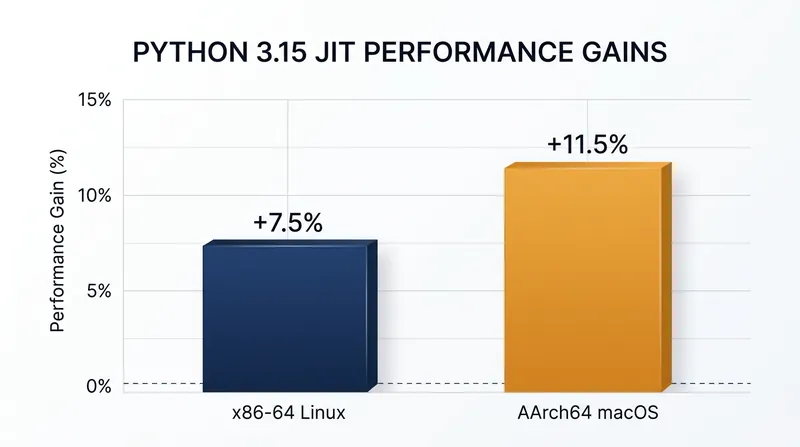 The experimental JIT compiler delivers measurable performance improvements across different hardware architectures.