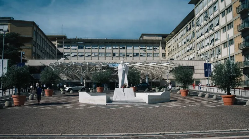 The pontiff is recovering in a 10th-floor room at Rome's Gemelli Hospital following the 90-minute procedure.