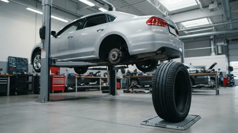 Illustration: Major tire retailers enforce strict corporate policies mandating that pairs of new tires must be installed on the rear axle.