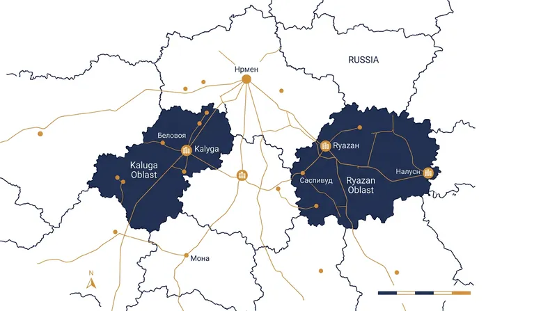 The drone campaign struck multiple availability zones across western Russia.