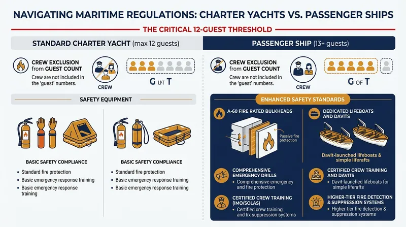 How the 13th passenger triggers a radically different regulatory regime under SOLAS.