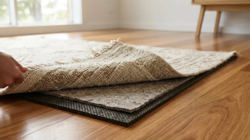 Illustration: Natural rubber and compressed felt provide grip and cushioning without relying on migrating chemical softeners.