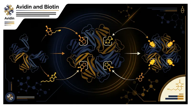 A single avidin molecule features four binding pockets, allowing it to capture multiple biotin molecules simultaneously.