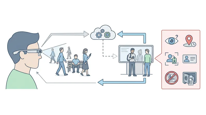 Modern smart glasses do more than record video; they process environmental data through cloud-based AI models in real time.