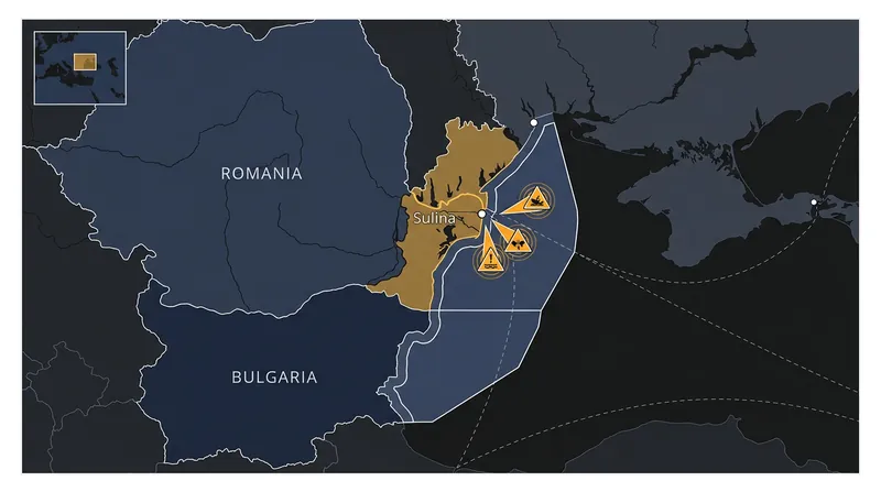 Recent drone strikes have targeted commercial vessels anchored near the Romanian and Bulgarian coasts.