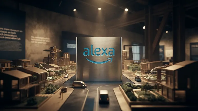 A person holding a new Amazon Alexa Tablet displaying the Google Play Store interface.