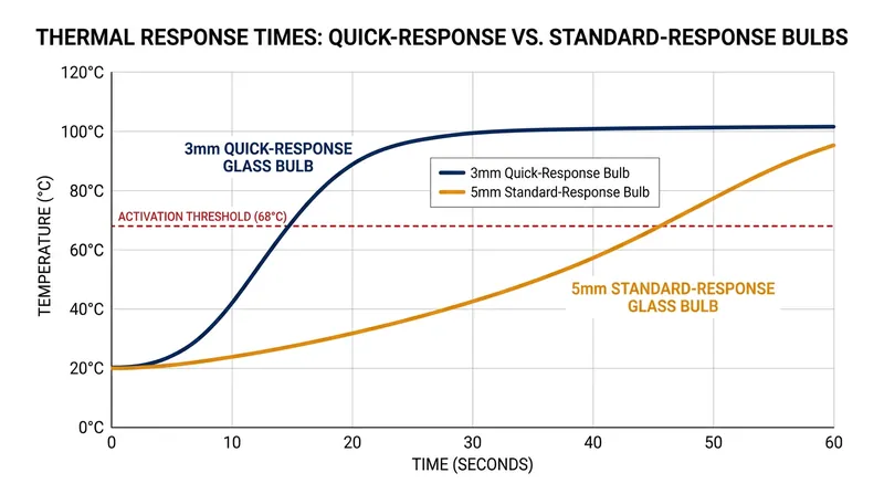 Quick-response 3-millimeter bulbs absorb ambient heat faster than standard 5-millimeter models.