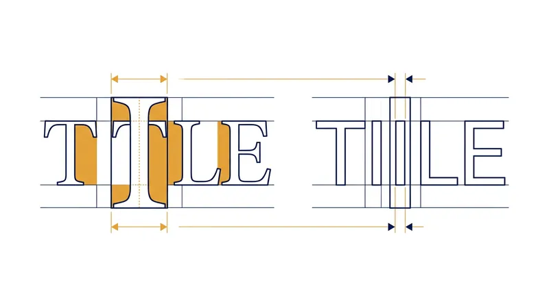 Serifs create excessive horizontal white space when placed inside a word.