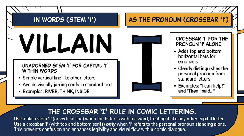 The strict binary of comic book vowels.