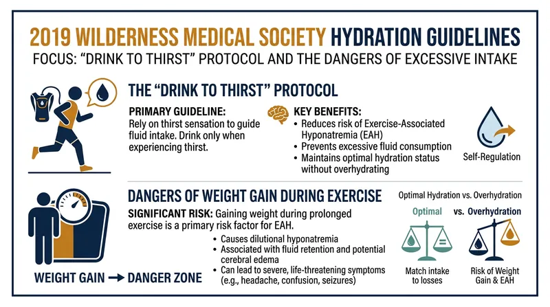 Updated medical guidelines urge athletes to rely on their natural thirst mechanism to regulate fluid intake.