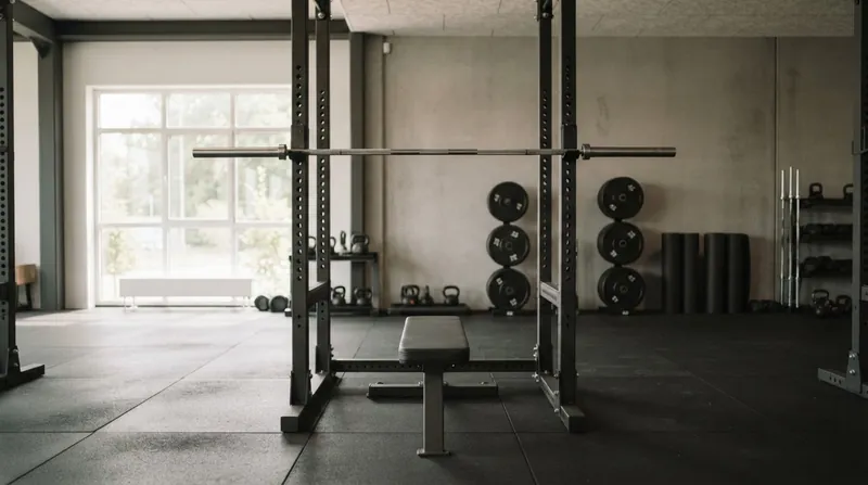 Illustration: The floor press physically stops the elbows from dropping below the torso, protecting the tendon from overextension.