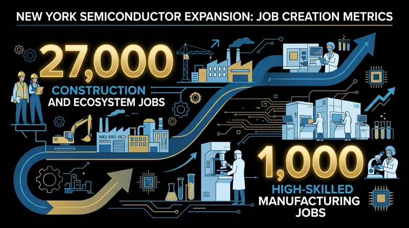 The expansion is projected to generate tens of thousands of jobs in New York's Capital Region.