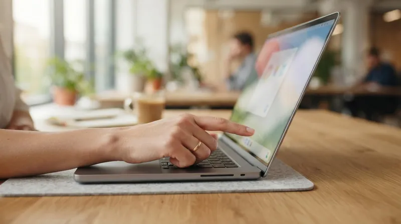 Illustration: Adding a touch digitizer requires significant engineering to maintain the MacBook Pro's signature thin display profile.