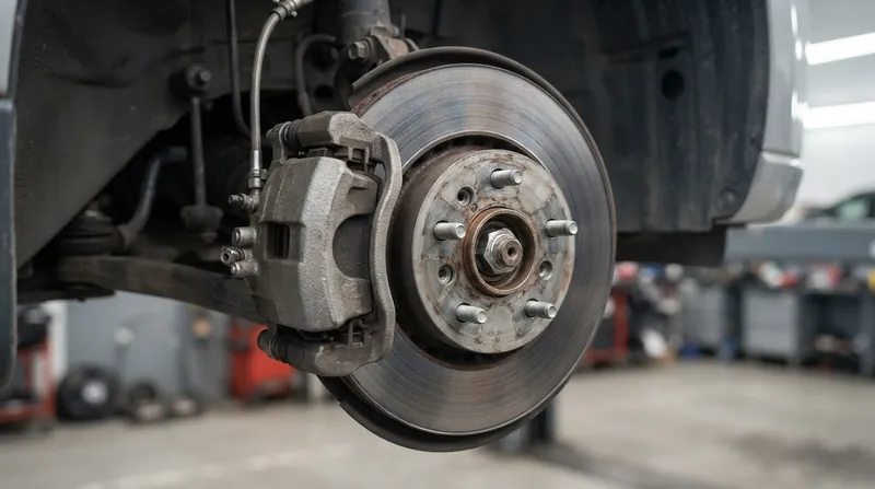 Illustration: Keeping the brake pedal firmly depressed after a hard stop allows hot pad resins to bake directly onto the iron.