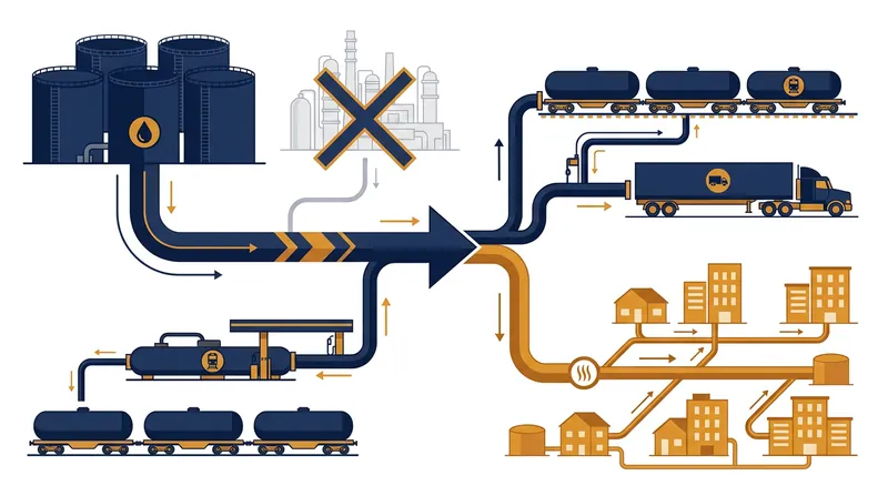 Releasing refined products directly into wholesale networks provides faster relief to commercial transport sectors.